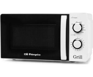 Microondas Orbegozo MIG 2130/ 700W/ Capacidad 20L/ Función Grill/ Blanco