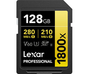Lexar Professional 1800x 128 GB SDXC UHS-II Clase 10