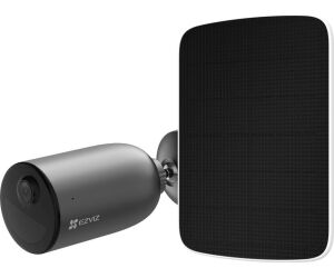 Ezviz Kit Camara Ip Eb3 Ext 2k Vis.noct Wi Detec Coches-human+kit Solar Bk