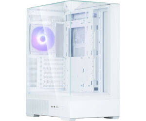 Caja Zalman P40 Prism Atx 3 Xvent 120mm Argb 2xusb 3.0 Blanco S/n Fuente