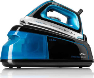 Centro De Planchado Blue Steam 2.200w Negro/azul Haeger