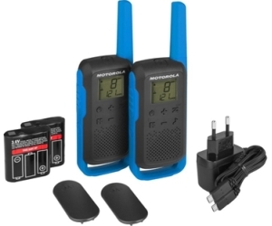 MOTOROLA T62 Walkie Talkie 8Km 16CH Azul Duo