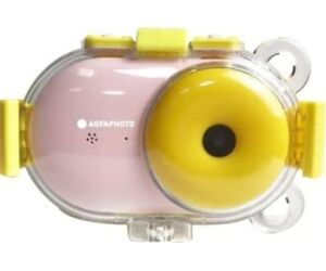 Cámara Digital Deportiva AgfaPhoto Realikids CAM Waterproof/ 16MP/ Rosa/ Incluye Tarjeta Micro SD 8GB
