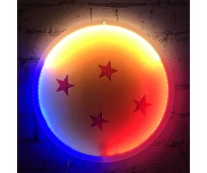 Mural lampara neon teknofun madcow entertainment dragon ball z bola de dragon 30 cm
