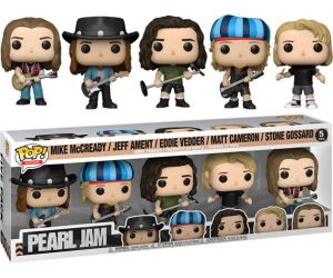 Funko pop estrellas del rock pearl jam pack 5 mike mccready jeff ament eddie vedder matt cameron stone gossard 60042