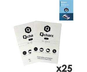 Laminas de proteccion frontales qcharx hidrogel mate anti huellas para qx1 25 unidades