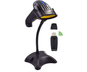 Ewent EW3430 lector de código de barras Lector de códigos de barras portátil 1D LED Negro