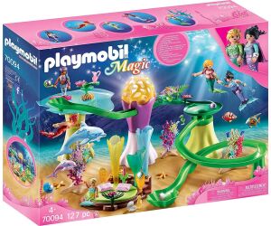 Playmobil cala de sirenas con cupula iluminada