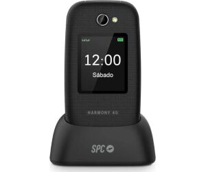 Teléfono Móvil SPC Harmony 4G para Personas Mayores/ Negro