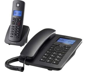 MOTOROLA C4201 Telefono Combo Fijo + DECT Negro