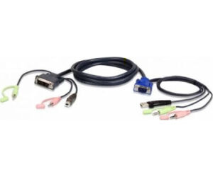 Aten Vga Usb A Dvi Kvm Cable 3m (2l-7dx3u)