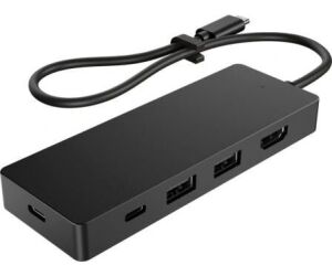 Docking USB Tipo-C HP G3/ 2xUSB/ 1xUSB Tipo-C/ 1xHDMI 4K/ 1xUSB Tipo-C PD/ Negro