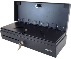 Cajon Portamonedas Cash02fliptop Apertura Superior Negro Approx