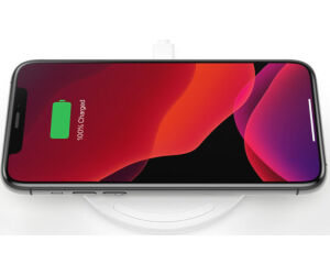 Belkin WIA001VFWH cargador de dispositivo mÃ³vil TelÃ©fono mÃ³vil Blanco Corriente alterna Cargador inalÃ¡mbrico Carga rÃ¡pida Auto