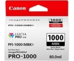 Cartucho canon pfi - 1000 mbk negro mate pro - 1000