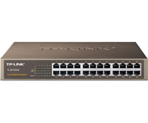 TP-LINK TL-SF1024D switch Fast Ethernet (10/100) Negro