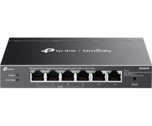Switch Omada Easy Managed 6 Puertos Gigabit 4 Puertos Poe+