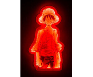 Mural lampara neon teknofun madcow entertainment one piece luffy 30 cm