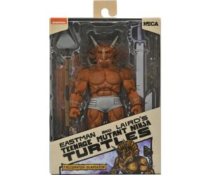 Figura neca teenage mutant ninja turtles mirage comics triceraton gladiator scale action 18cm