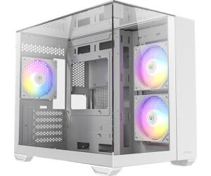Caja Minitorre Microatx Cx600m Trio Rgb Blanco Antec