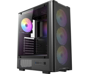 Caja Antec Vx-320 Atx 4 Ventiladores Argb Negra