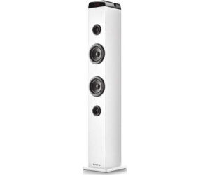 Torre de Sonido con Bluetooth NGS SKY CHARM PRO/ 80W/ 2.0/ Blanca