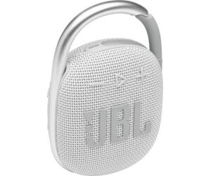 Altavoz con Bluetooth JBL Clip 4/ 5W/ 1.0/ Blanco