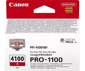 Cartucho canon pfi - 4100r rojo