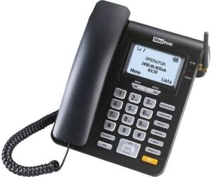 Telefono fijo inalambrico con tarjeta sim maxcom mm28d black -  2g -  sim