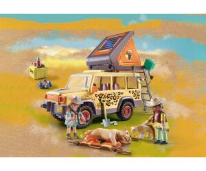 Playmobil wiltopia vehículo todoterreno con leones