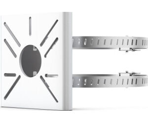 TP-LINK VIGI Network Camera Pole Mounting Bracket SPEC：SGCC Galvanized Steel + 304 Stainless Steel, 392g, ∅105 × 100 × 39 mm (4.1 × 3.9 × 1.5 in)