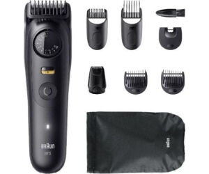 Afeitadora Braun BeardTrimmer Series 5 BT5560/ con Batería/ 8 Accesorios