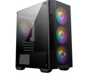 Caja ordenador gaming msi mag forge m100a m - atx 4 x 120mm 1 x usb 3.2 2 x usb 2.0 rgb