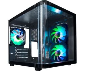 Coolbox Chasis Matx Gm100 Cristal 3xvent.argb