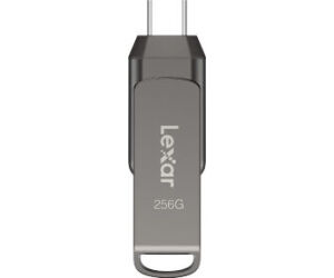Lexar JumpDrive LJDD400256G-BNQNG unidad flash USB 256 GB USB Tipo C 3.2 Gen 1 (3.1 Gen 1) Gris