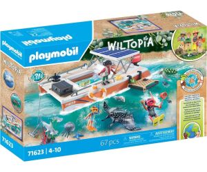 Playmobil plataforma para análisis del arrecife