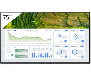 Sony FW-75BZ30L pantalla de señalización Pantalla plana para señalización digital 190,5 cm (75") LCD Wifi 440 cd / m² 4K Ultra HD Negro Android 24/7