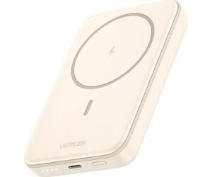 POWER BANK UGREEN 5000mAh MAGNETIC WIRELESS  WHITE