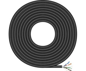 Bobina de Cable RJ45 para Exteriores FTP AWG24 Aisens A135-0673 Cat.6/ 100m/ Impermeable/ Negro