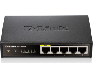 Switch D-Link DES-1005P 5 Puertos/ RJ45 10/100Mbps PoE