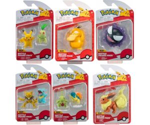 Pack de 6 figuras pokemon batalla ola 10