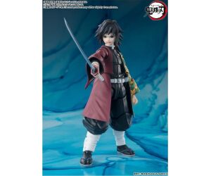 Figura tamashii nations giyu tomioka 15 cm demon slayer kimetsu no yaiba sh figuarts