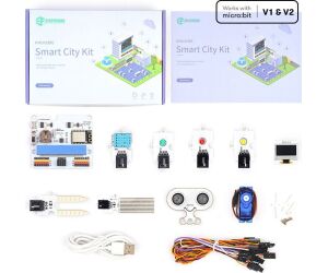 Kit de sensores inteligentes micro:bit ciudad inteligente - smart city kit - sin placa