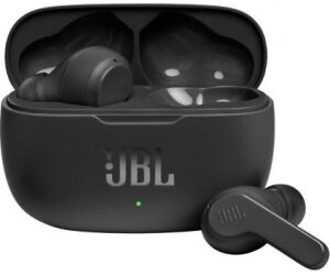 Auriculares Bluetooth JBL Wave 200TWS con estuche de carga/ Autonomía 5h/ Negros