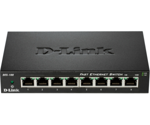 Switch D-Link DES-108 8 Puertos/ RJ-45 10/100