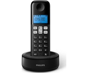 Teléfono Inalámbrico Philips D1611B/34/ Negro