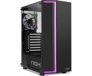 CAJA NOX INFINITY GAMA rgbRAINBOW ATX 1XUSB3.0 2XUSB2.0 NEGRO RGB
