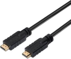 Cable HDMI 2.0 4K Aisens A120-0375/ HDMI Macho - HDMI Macho/ 25m/ Negro