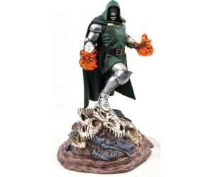 Figura diamond select toys marvel gallery comic re - run doctor doom pvc diorama 25.5cm