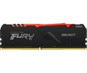 Memoria RAM Kingston FURY Beast RGB 2 x 8GB/ DDR4/ 3200MHz/ 1.35V/ CL16/ DIMM